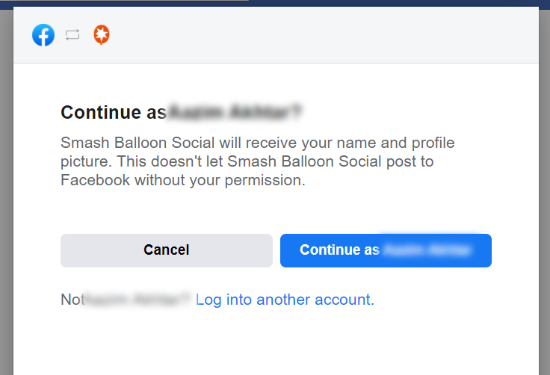 متصل کردن پروفایل فیس بوک و smash balloon