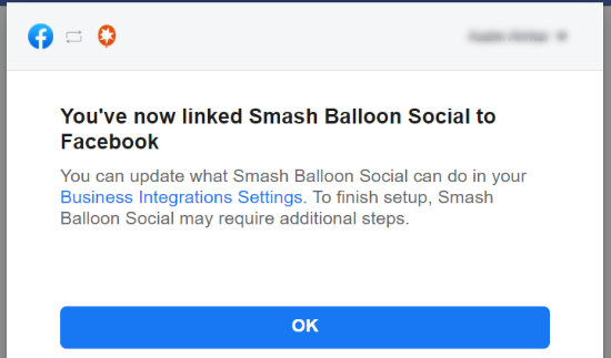 اتصال فیس و smash balloon