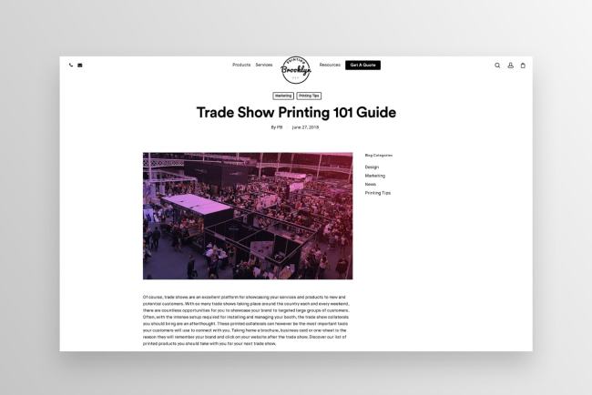  مقاله Trade Show Printing 101 Guide